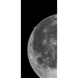 Occultation entre Saturne et la Lune